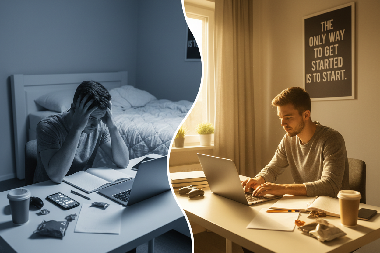 From procrastination to action